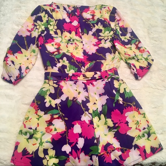NWT Floral Romper - Picture 4 of 6